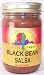 Gourmet Food : All Natural Black Bean Salsa with Medium Heat 12 oz.