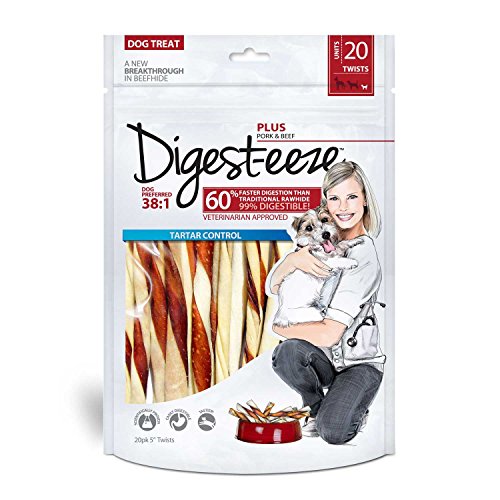 Digest-eeze Plus Pork & Beef Twists, 20 Pack