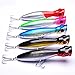 Hisea Topwater Popper Floating Fishing Lures Wobble Crankbaits Hard Baits Bass Trout Lures, Color Size Selectable