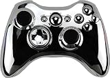 Brand New CHROME SILVER Xbox 360 Full Controller shell case housing with matching buttons