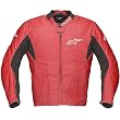 Alpinestars SP-1 Perforated Men's Leather Street Motorcycle Jacket - Red