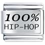 100% Hip Hop Italian Charms