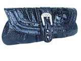 Large Button Envelope Clutch