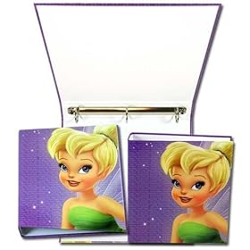 Tinkerbell 3 Ring Hard Cover Binder Case Pack 12