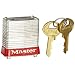 Brady 59505 Silver With Red Bumper, EZ Panel Loc; No-Shackle Lock (1 Kit)