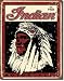 Indian Motorcycle Tin Sign 12.5"W x 16"H