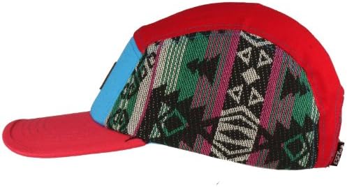 Summer Aztec Side 5 Panel Snapback Cycle Cadet Cap Hat Adjustable Turquoise Pk