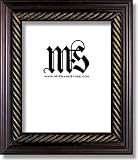 Frame for Picture Photo Diploma or Poster, Mahogany & Gold, style #615