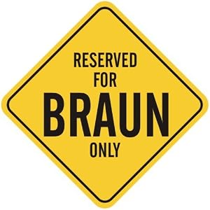  RESERVED FOR BRAUN ONLY  CROSSING SIGN by topexpressions