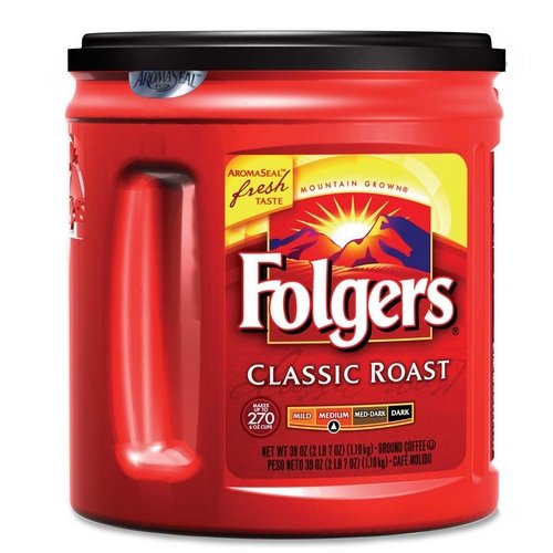 Childrens Toyshop  Kitchen & Housewares : PAG80273 - Folgers Coffee, Regular, 39 Oz Can