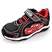 Disney Cars Boys Black Lighted Sneakers Shoes (Toddler/Little Kid)