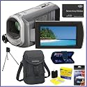 Sony DCR-SX60 Palm-Sized Camcorder + 4 Gigabyte Pro-Duo Memory Stick + Sony Camcorder Case + Camcorder Accessory Kit