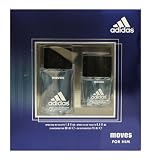 Adidas Moves By Adidas For Men. Gift Set ( Eau De Toilette Spray 1.0 Oz + Eau De Toilette Spray 0.5 Oz )