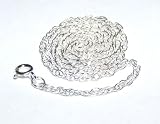 18 Sterling Silver Medium Rope Chain