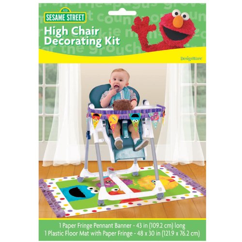 Sesame Street 1st Birthday High Chair Decoration Kit
