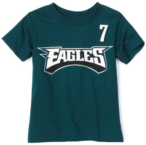 NFL Boys' Philadelphia Eagles Michael Vick 8-20 Name & Number Tee Shirt (Green, Large)