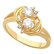 14K Yellow Gold Diamond Ring - 0.48 Ct.