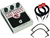 Electro Harmonix USA Big Muff PI Distortion Pedal with 2 FREE 6 Patch Cables, and 2 FREE 18' 6 Instrument Cables