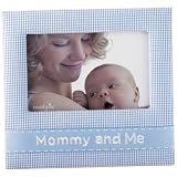 Mud Pie Baby Lil' Buddy Blue Gingham Fabric Photo... by Mud Pie