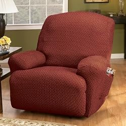 Stretch Sullivan Recliner Slipcover - Brown