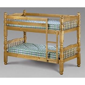 Pine Chunky Bunk Bed Detachable