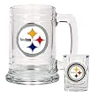 Pittsburgh Steelers Boilermaker Set - Primary Logo NFL Football