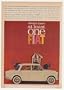 1962 Fiat 1100 Special Pay Tolls Cheerfully Print Ad