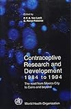 Contraceptive research and development, 1984 to 1994