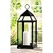 Gifts & Decor Large Contemporary Hanging Metal Candle Holder Lantern