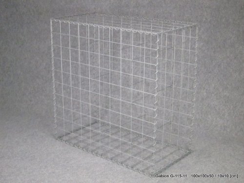 Gabione 100 x 100 x 50 cm, Maschenweite