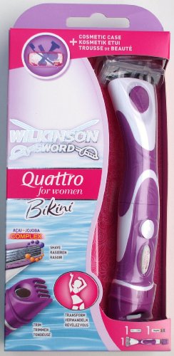 Wilkinson Sword Quattro For Women Bikini Travel Razor
