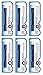 Sheaffer Skrip Ink Cartridges, 5/Pk Blister Card, Blue/Black, 6-PACK (96310)