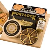 Review Heart of Wisconsin  / Heart Of Wisconsin Bamboo Board, Variety Pack of 2 Cheeses, 1 Smoked Salmon, 1 Box of Crackers, 1 Mustard, and 1 Bamboo Board