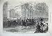 1866 KING QUEEN BELGIANS VOLUNTEERS BRUSSELS HORSES ART