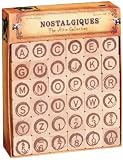Nostalgiques The Attic Wood Handle Rubber Stamp Set-Typewriter Alphabet Set Of 36