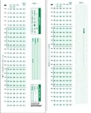 CNC INC V3 Compatible with Scantron 889 50 Question OCR OMR Test Form 25 Pa ....