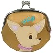 Chihuahua Love Vintage Style Large Coin Purse Diva Dog
