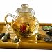 Primula Flowering Tea Set with 40-Ounce Pot, 6 Flowering Teas, Loose Tea Variety Pack