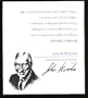 John Wooden Signed Pyramid Of Success Seminar Card Jsa