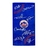 New York Mets MLB 30x60 Signature Ball Towel