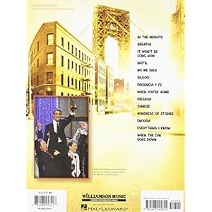 In the Heights-Piano/Vocal Selections (Songbook)