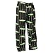 Black Football Wording Fun Print Novelty tie cord flannel cotton pants for lounging, sleep, sports. Unisex relaxed fit, available in 3 Youth sizes
