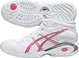アシックス asics バスケットボールシューズ LADY GELFLASH 3 レディ ゲルフラッシュ TBF677 0119 ホワイト×ピンク 26.0cm