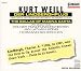 Kurt Weill: Der Lindbergflug; Ballad of Magna Carta; Weill & Hindemith: Der Lindbergflug