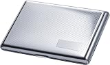 Visol Snakeskin Patterned Engravable Double Sided Cigarette Case (Holds 20 100s Size Cigarettes)