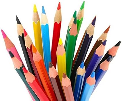 24 Color Art Oil Color Pencils/ Drawing Pencils for Sketch / Secret Garden Coloring Book (Not Included)