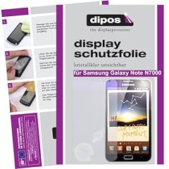 2x DIPOS Crystalclear Displayschutzfolie f�r Samsung Galaxy Note N7000 MADE IN GERMANY