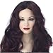 Pretty Poison Wig Black/Burgundy Adult
