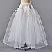 Bridess Gauze White Bridal Crinoline Petticoat For Ball Gown Wedding Dress