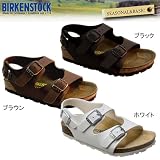 【BIRKENSTOCK】 ROMA ブラウン(033703) 29(18.5cm) (ビルケンシュトック ローマ) (27/29/YA) 【キッズサイズ】